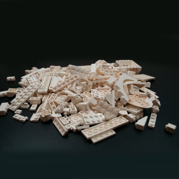 260+ Lego Bulk Pieces White Lot Bricks Plates Specialty Parts Build Random X - Picture 2 of 4